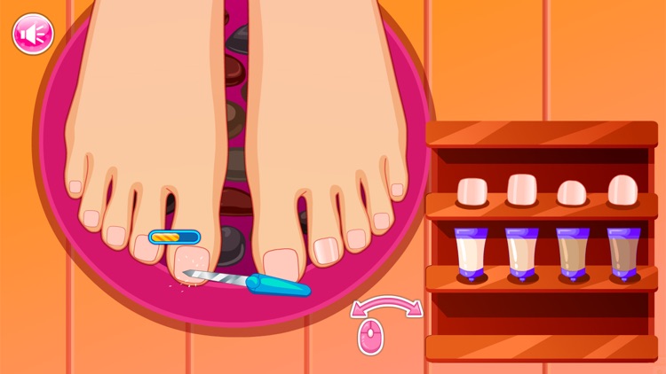 Princess Pedicure Salon - Nail art decoration game