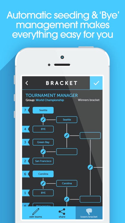 My Bracket + Tournament Manager for Amateur Sports