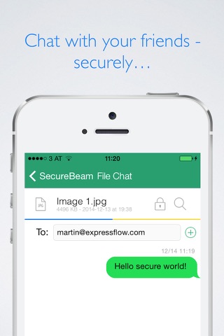 SecureBeam - secure storage screenshot 3