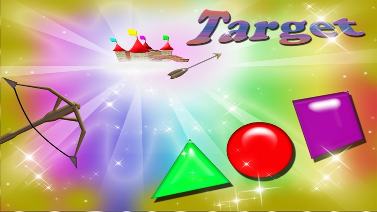 Basic Shapes Arrows Magical Target Game by Funny Newgalaxy
