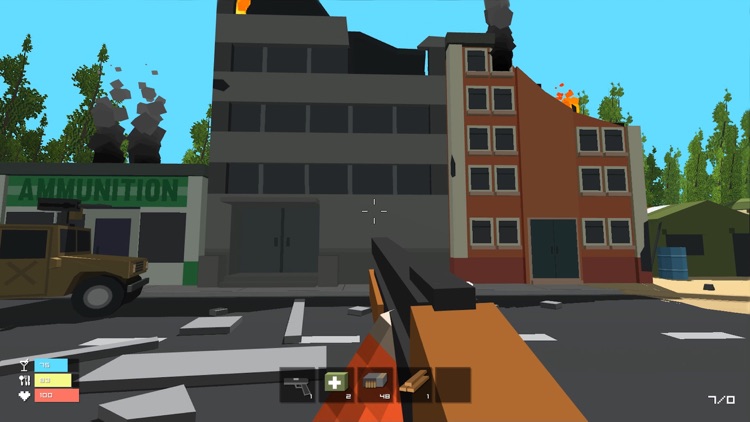 Block Zombie VirusZN5 - Multiplayer Gun Shooter Survival  Mini Game screenshot-4