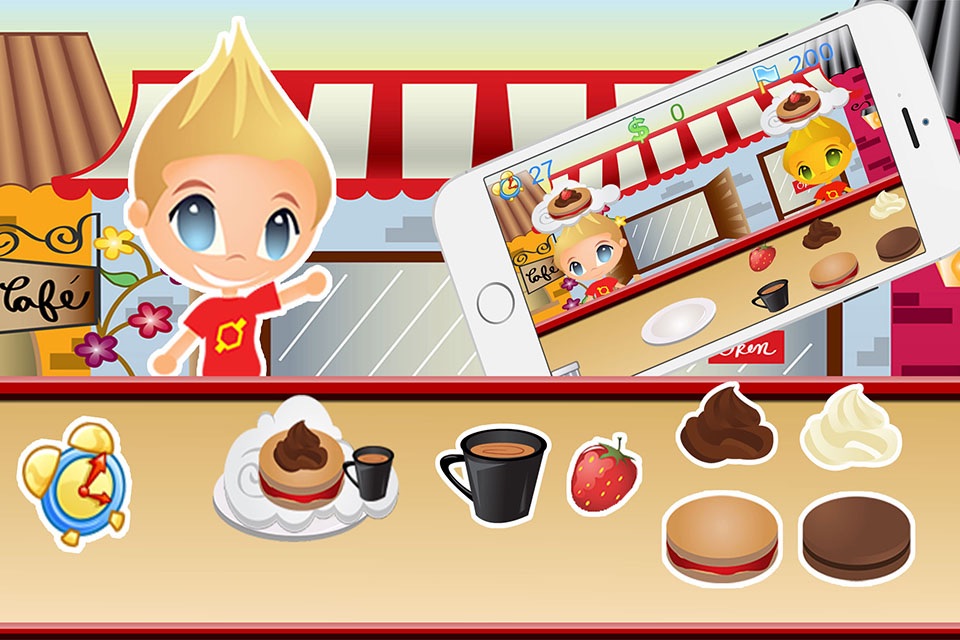 Happy Cafe Cooking - Restaurant Game For Kids screenshot 2