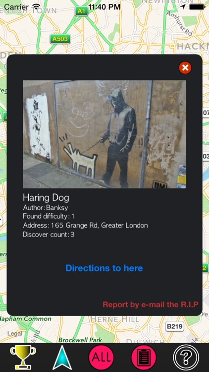 Banksy Street Art Treasure Map