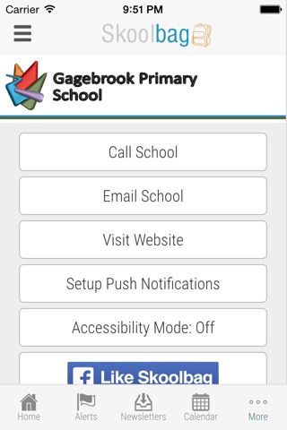 JRLF - Gagebrook Primary School - Skoolbag screenshot 4