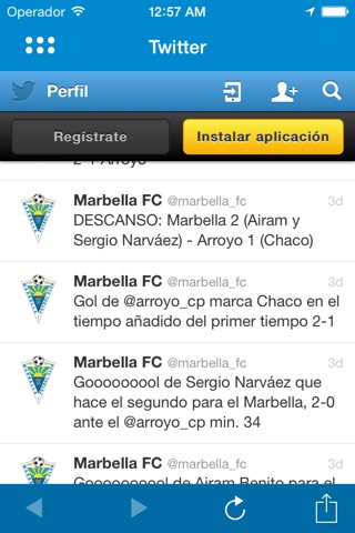 Marbella Fútbol Club screenshot 2