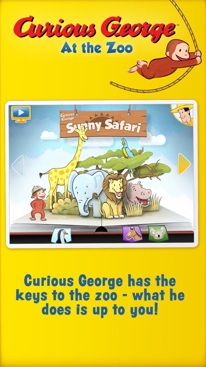 Curious George: Zoo Animals screenshot-0