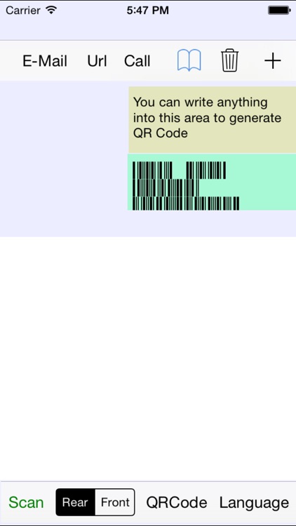 QR-Code and Barcode Scanner & Generator with Control from file option