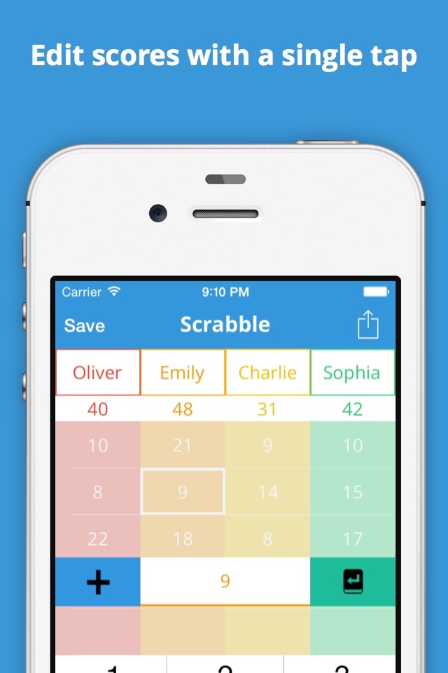 iSaveScore - Save your games scores for future play screenshot 3