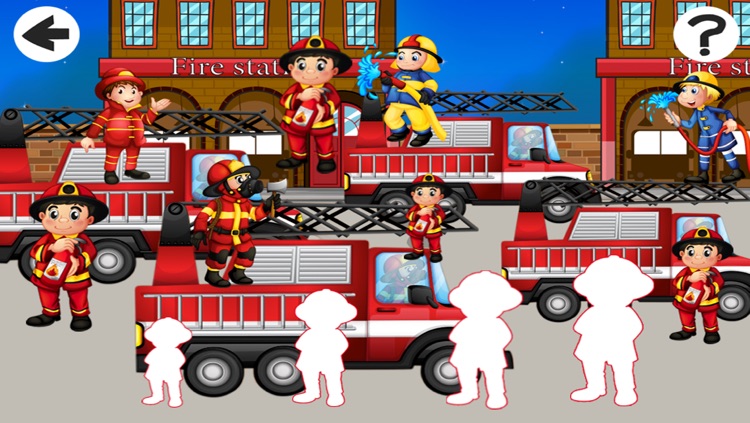 A Fire-Fighter Game For Boy-s and Girl-s: Kids Sort-ing Game with Fun-ny Tasks: Play with truck-s