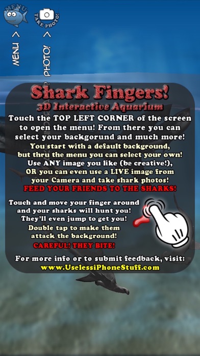 Shark Fingers 3D Interactive Aquarium Screenshot 5