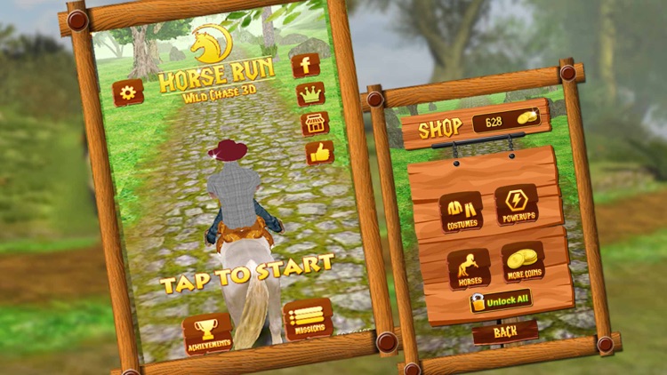 Horse Run 3D - Russian Wild Tiger Chase the Racing Equestrian in Jungle Valley screenshot-4