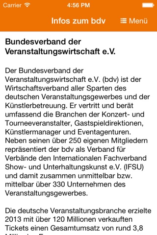 bdv App, Bundesverband der Veranstaltungswirtschaft e.V. screenshot 3