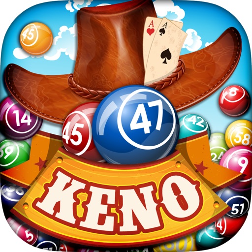 ```` 2k15 ``` Keno Saloon  Rush: Wild West Casino Keno icon