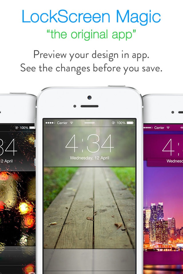 LockScreen Magic for iOS8 : Custom Themes, Backgrounds and Wallpapers for Lock Screen screenshot 4