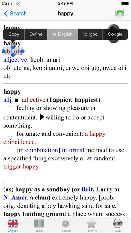 English Igbo best dictionary thesaurus - Bekee Igbo kasị mma akwụkwọ ọkọwa okwu