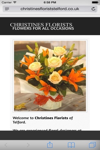 Christines Florists Telford screenshot 2