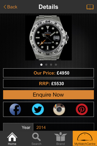 WatchCentre screenshot 2