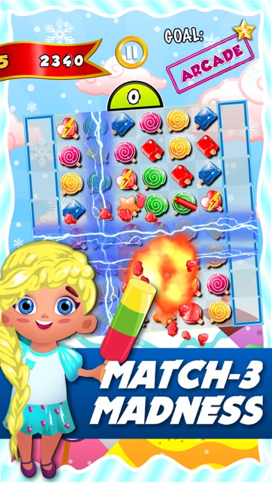 FROZEN ICE-CREAM PUZZLE - MATCH-3 FUN CANDY QUEEN CINDERELLA SA-GA FOR FREE-FALL C.RUSH 1.0 IOS GAME GIẢI TRÍ FROZEN ICE-CREAM PUZZLE - MATCH-3 FUN CANDY QUEEN CINDERELLA SA-GA FOR FREE-FALL C.RUSH 1.0 IOS