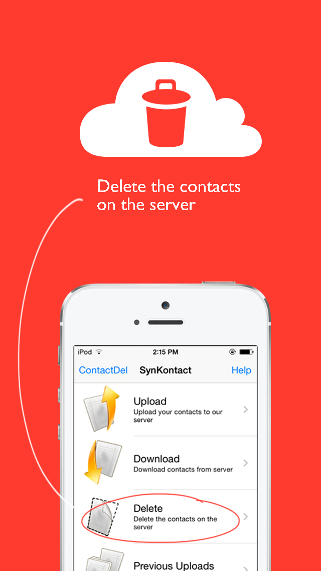 Synkontact: synchronize addressbook and transfer contacts Screenshot 3