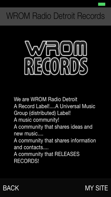 WROM Radio Detroit Records