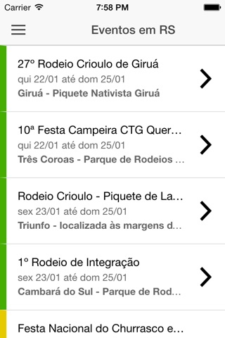 Agenda Macanudo Gaúcho screenshot 2