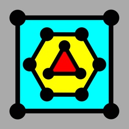 Dots & Boxes - with Triangles & Hexagons, Coins & Strings
