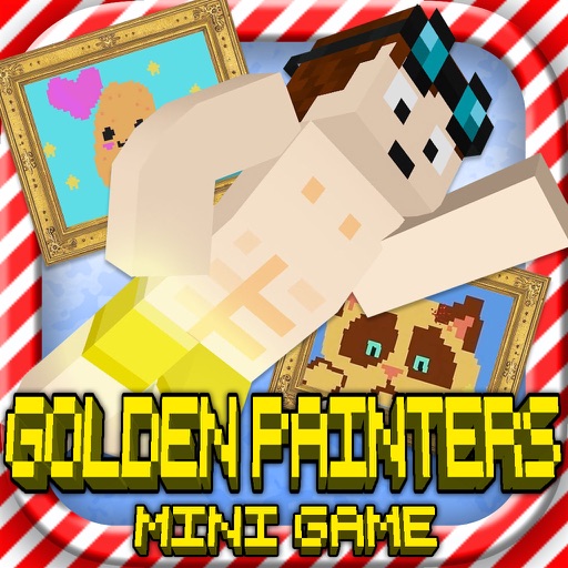 GOLDEN PIXEL PAINTERS: MC Gold Block Master Builder Mini Game icon