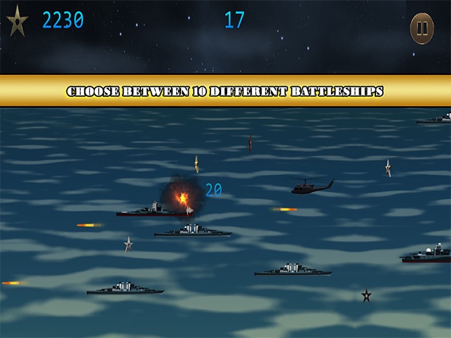 Battleship Heli Wars, game for IOS