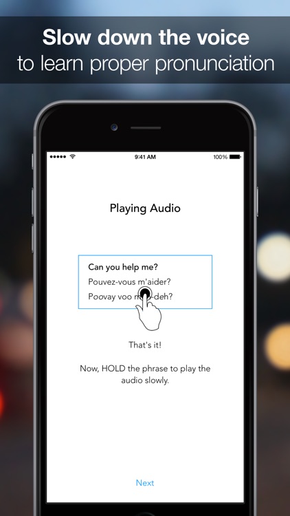 SpeakEasy French ~ Offline Phrasebook and Flashcards with Native Speaker Voice and Phonetics screenshot-3