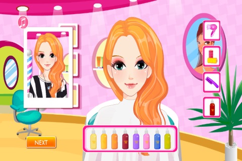 New Hairstyles Salon - The hottest girl hair salon game for girls and kids! screenshot 3