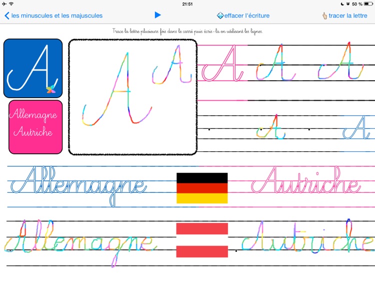 Ecriture moderne cursive à l'école : GS, CP, CE1 - minuscules et majuscules screenshot-3