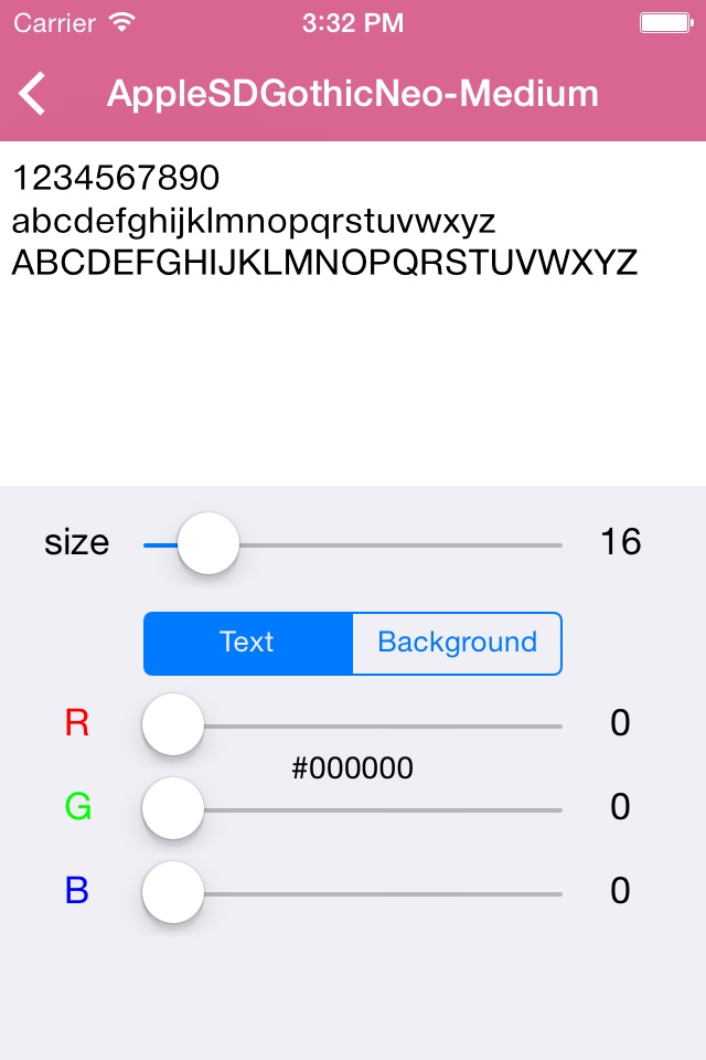 Font V screenshot 3