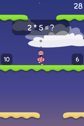 Falling Flamingo Math screenshot 3