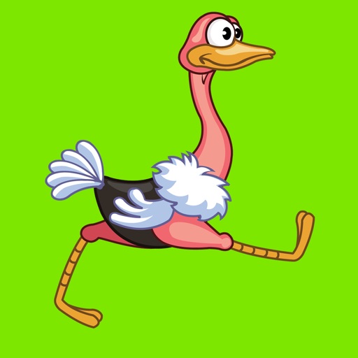 Ostrich Jump Icon