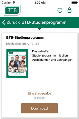 BTB-Campus - Bildungswerk für therapeutische Berufe - Fernstudium screenshot 2