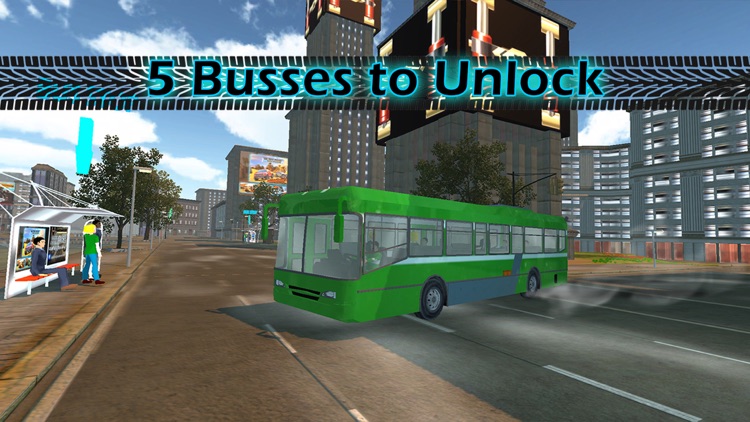 3D Bus City Parking Simulator - Realistic Downtown Traffic Driving XL : Free Game