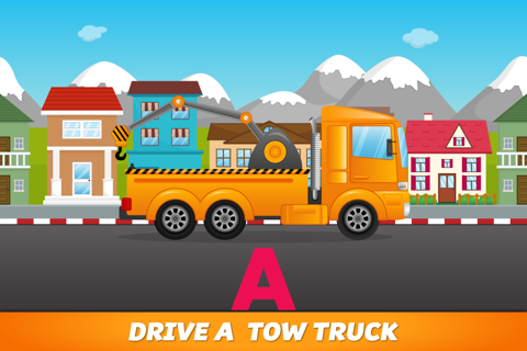 ABC Tow Truck - an alphabet fun game for preschool kids learning ABCs and love Trucks and Things That Go screenshot 2