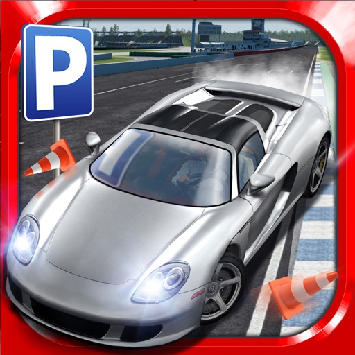 Car Driving Test Parking Simulator - Real Top Sports & Super Race Cars Park Racing Games Icon