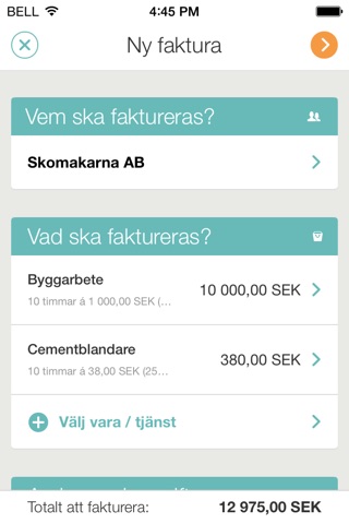 Billogram screenshot 3