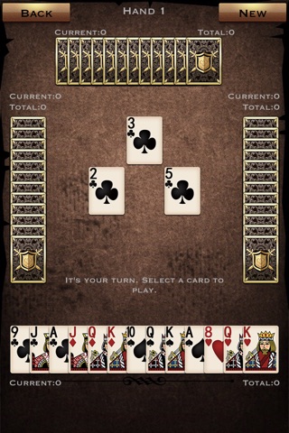 Hearts iPhone edition screenshot 2