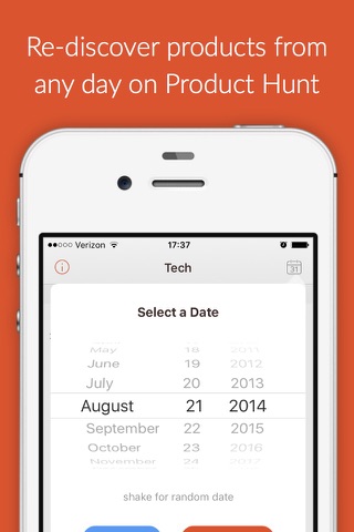 Time Machine - re-discover the best new products from Product Hunt screenshot 2