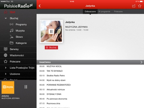 Polskie Radio for iPad screenshot 2