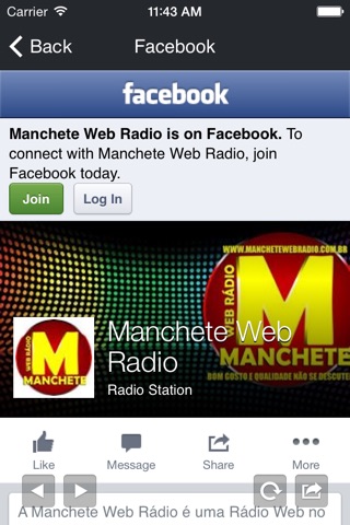 Manchete Web Rádio screenshot 3