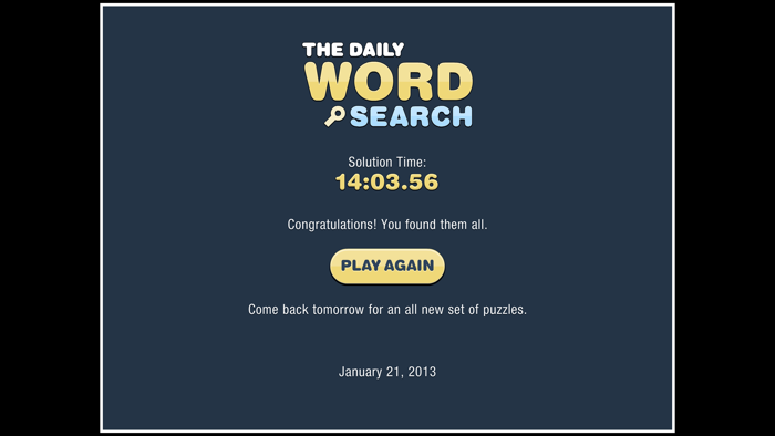 Daily Word Search