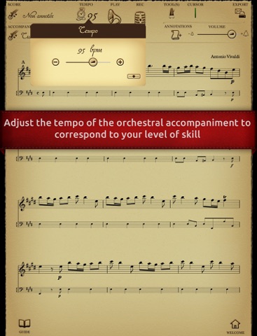 Play Vivaldi – Les Quatre Saisons, le « Printemps » (partition interactive pour violon) screenshot 3