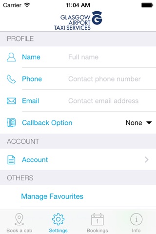 Glasgow Airport Taxis screenshot 3