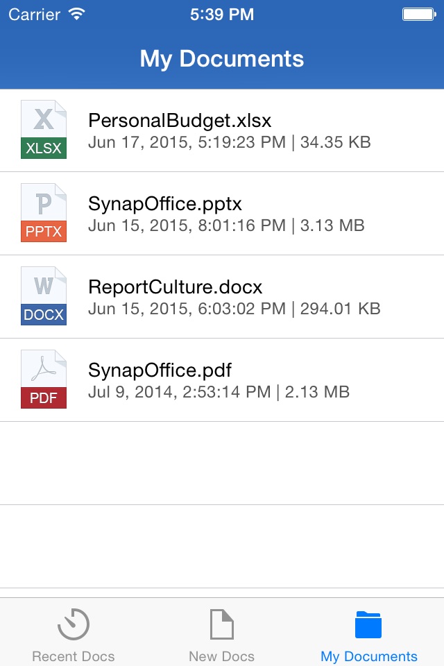 Synap Office screenshot 2