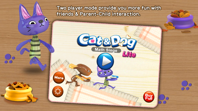 ‎App Store에서 제공하는 Cat & Dog - Math Siege Educational Game for kids