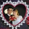 With Lovely Photo Frames, you can add a beautiful frames for pictures of your couple, and easily share with friends