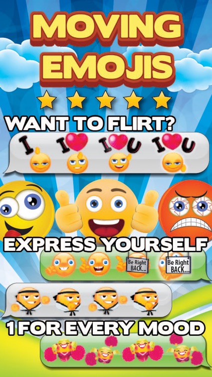 3D Animated Emoticons - Keyboard for iPhone + iPad